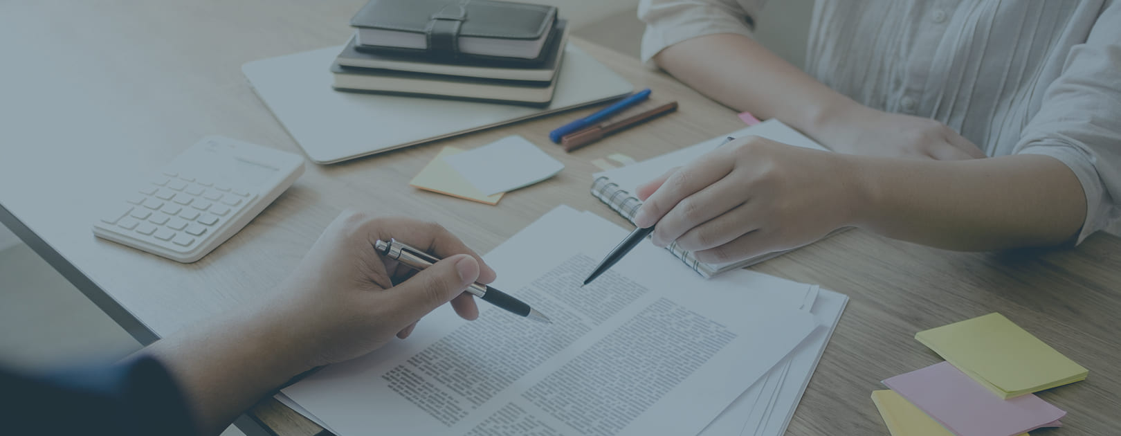 ミーティングをしている様子